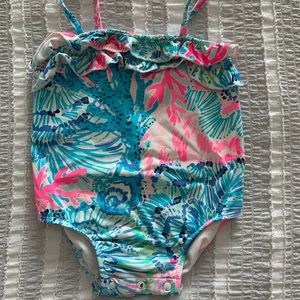 Lilly one piece girls bathing suit
